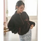 フリースハーフジッププルオーバー | RMAF　NICE CLAUP / OLIVE des OLIVE | 詳細画像1 