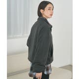 フリースハーフジッププルオーバー | RMAF　NICE CLAUP / OLIVE des OLIVE | 詳細画像16 
