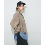 フリースハーフジッププルオーバー | RMAF　NICE CLAUP / OLIVE des OLIVE | 詳細画像24 