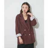 ブラウン系 | 【セットアップ対応】金ボタンテーラージャケット | RMAF NICE CLAUP / OLIVE des OLIVE