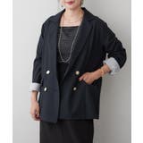 ネイビー | 【セットアップ対応】金ボタンテーラージャケット | RMAF NICE CLAUP / OLIVE des OLIVE