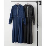 【セットアイテム】デニムブルゾン×キャミワンピース | RMAF　NICE CLAUP / OLIVE des OLIVE | 詳細画像1 