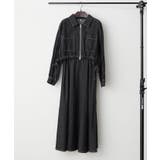 ブラック | 【セットアイテム】デニムブルゾン×キャミワンピース | RMAF　NICE CLAUP / OLIVE des OLIVE