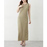 配色ヘンリータンクワンピース | RMAF　NICE CLAUP / OLIVE des OLIVE | 詳細画像8 