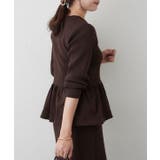 【セットアップ】Web限定 裾フリルプルオーバー×ナロースカート | RMAF　NICE CLAUP / OLIVE des OLIVE | 詳細画像13 