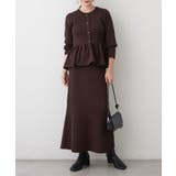 【セットアップ】Web限定 裾フリルプルオーバー×ナロースカート | RMAF　NICE CLAUP / OLIVE des OLIVE | 詳細画像16 