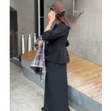 【セットアップ】Web限定 裾フリルプルオーバー×ナロースカート | RMAF　NICE CLAUP / OLIVE des OLIVE | 詳細画像4 