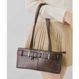 ベルトデザインナローショルダーバッグ | RMAF NICE CLAUP / OLIVE des OLIVE | 詳細画像1