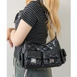 ブラック | キルティングダブルポケットショルダーバッグ | RMAF NICE CLAUP / OLIVE des OLIVE