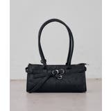 ブラック | 【Autumn Bag Series】ベルトボストンバッグ | NICE CLAUP / OLIVE des OLIVE OUTLET