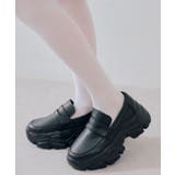 ブラック | 【S-LLサイズ】ボリュームソールスニーカーローファー | RMAF　NICE CLAUP / OLIVE des OLIVE