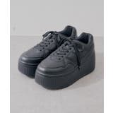 ブラック | 【S-LLサイズ】厚底スニーカー | RMAF　NICE CLAUP / OLIVE des OLIVE
