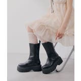 【サイドゴア/レースアップ】ミドル丈ブーツ | RMAF NICE CLAUP / OLIVE des OLIVE | 詳細画像2