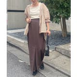 【Web限定】スリット入りナロースカート | RMAF NICE CLAUP / OLIVE des OLIVE | 詳細画像32