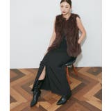 【Web限定】スリット入りナロースカート | RMAF NICE CLAUP / OLIVE des OLIVE | 詳細画像2