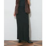 【Web限定】スリット入りナロースカート | RMAF NICE CLAUP / OLIVE des OLIVE | 詳細画像4