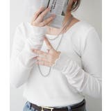 【Web限定】袖異素材前後2WAYロンT | RMAF NICE CLAUP / OLIVE des OLIVE | 詳細画像1
