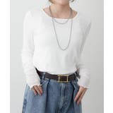 【Web限定】袖異素材前後2WAYロンT | RMAF NICE CLAUP / OLIVE des OLIVE | 詳細画像2