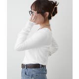 【Web限定】袖異素材前後2WAYロンT | RMAF NICE CLAUP / OLIVE des OLIVE | 詳細画像3