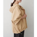 フード付袖ボリュームマンパ | RMAF NICE CLAUP / OLIVE des OLIVE | 詳細画像4