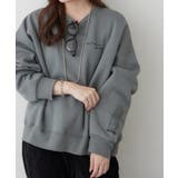 【Web限定】大人カジュアル トライアングルロゴプルオーバー | RMAF NICE CLAUP / OLIVE des OLIVE | 詳細画像8