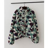 花柄ジップボアブルゾン | RMAF NICE CLAUP / OLIVE des OLIVE | 詳細画像16
