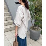 ピーチダブルボタンブラウス | RMAF　NICE CLAUP / OLIVE des OLIVE | 詳細画像4 