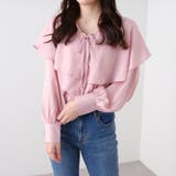 ピンク | ケープ襟ブラウス | OLIVE des OLIVE OUTLET
