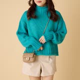 ミックスニットハイネックプルオーバー | OLIVE des OLIVE OUTLET | 詳細画像6