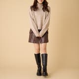 ミックスニットハイネックプルオーバー | OLIVE des OLIVE OUTLET | 詳細画像4