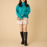 ミックスニットハイネックプルオーバー | OLIVE des OLIVE OUTLET | 詳細画像7