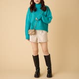 ミックスニットハイネックプルオーバー | OLIVE des OLIVE OUTLET | 詳細画像8