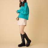 ミックスニットハイネックプルオーバー | OLIVE des OLIVE OUTLET | 詳細画像9