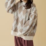 ジャガードアーガイルプルオーバー | OLIVE des OLIVE OUTLET | 詳細画像2