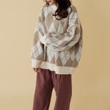 ジャガードアーガイルプルオーバー | OLIVE des OLIVE OUTLET | 詳細画像4