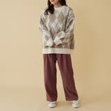 ジャガードアーガイルプルオーバー | OLIVE des OLIVE OUTLET | 詳細画像7