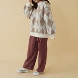 ジャガードアーガイルプルオーバー | OLIVE des OLIVE OUTLET | 詳細画像9