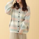 ダブルフロントスペースダイカーディガン | OLIVE des OLIVE OUTLET | 詳細画像1