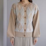 前後2WAYアーガイル柄クルーカーディガン | OLIVE des OLIVE OUTLET | 詳細画像34