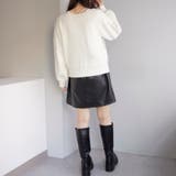 前後2WAYアーガイル柄クルーカーディガン | OLIVE des OLIVE OUTLET | 詳細画像7