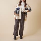 BIGアーガイルVニットカーディガン | OLIVE des OLIVE OUTLET | 詳細画像12