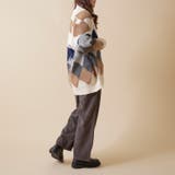 BIGアーガイルVニットカーディガン | OLIVE des OLIVE OUTLET | 詳細画像15