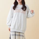 オートミール | 裏起毛サガラ刺繍ロゴプルオーバー | OLIVE des OLIVE OUTLET