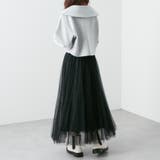 チュール2枚重ねフレアースカート | RMAF NICE CLAUP / OLIVE des OLIVE | 詳細画像25