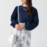 ネイビー | 袖プリーツプルオーバー | RMAF NICE CLAUP / OLIVE des OLIVE