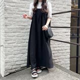 ブラック | BACKデザインキャミワンピース | RMAF　NICE CLAUP / OLIVE des OLIVE