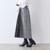 チェック×ピーチプリーツ切替スカート | RMAF NICE CLAUP / OLIVE des OLIVE | 詳細画像13