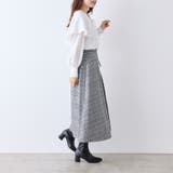 チェック×ピーチプリーツ切替スカート | RMAF NICE CLAUP / OLIVE des OLIVE | 詳細画像18