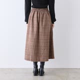 チェック×ピーチプリーツ切替スカート | RMAF NICE CLAUP / OLIVE des OLIVE | 詳細画像21