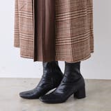 チェック×ピーチプリーツ切替スカート | RMAF NICE CLAUP / OLIVE des OLIVE | 詳細画像23